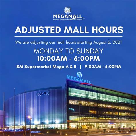 sm megamall mall hours|Services .